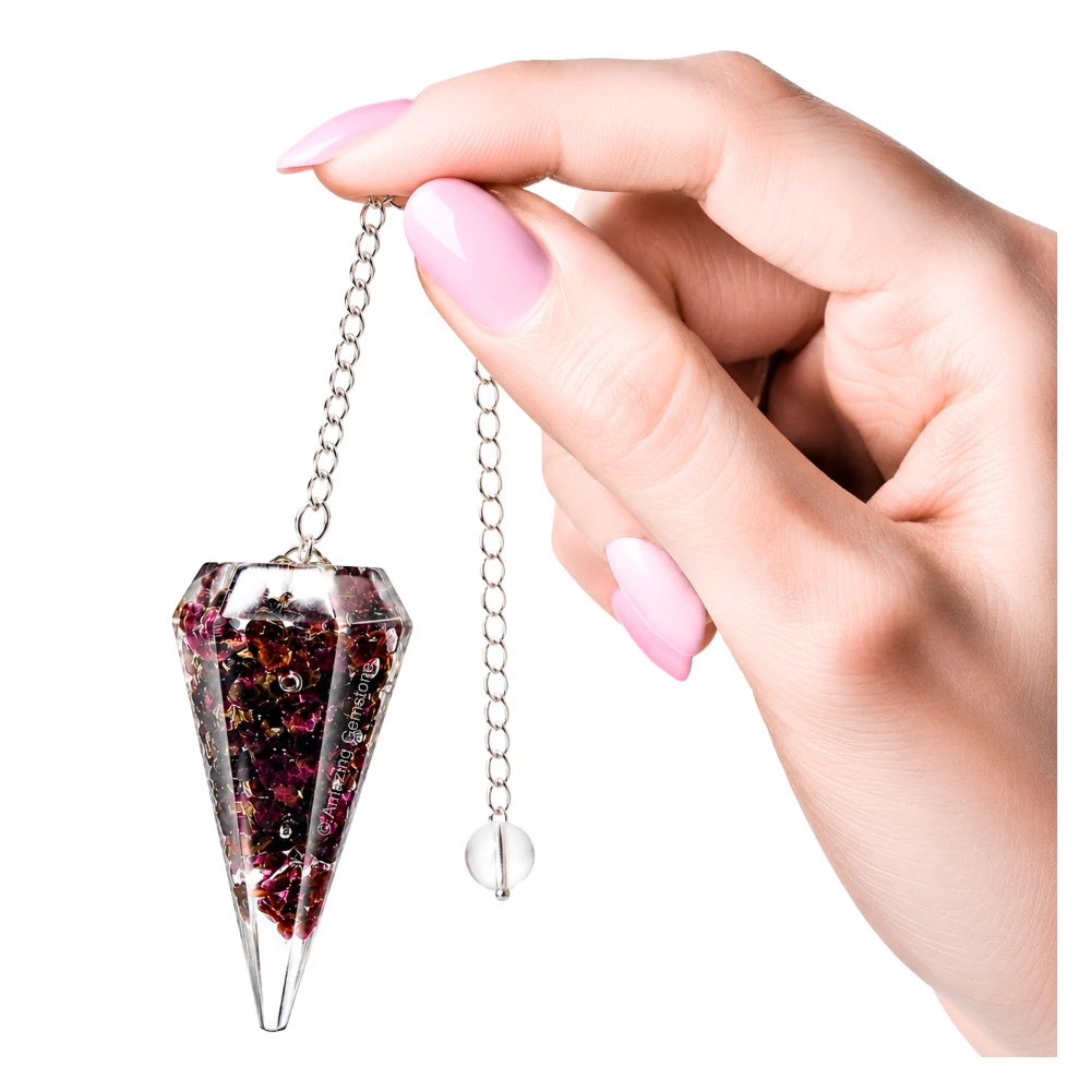 Garnet Orgone Pendulum
