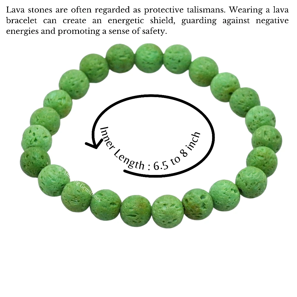Green Lava Bracelet (Strechable)