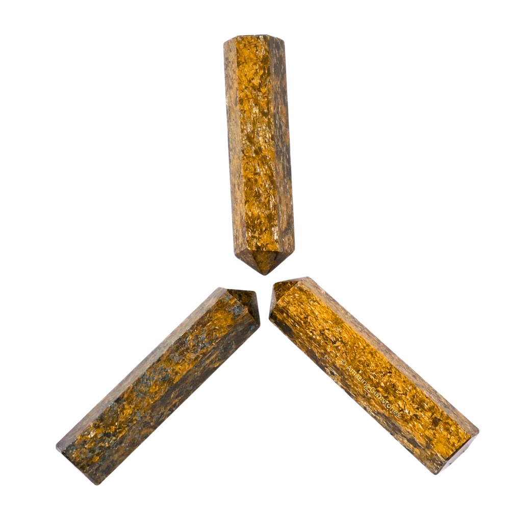 Bronzite Pencil Points (Set of 3)