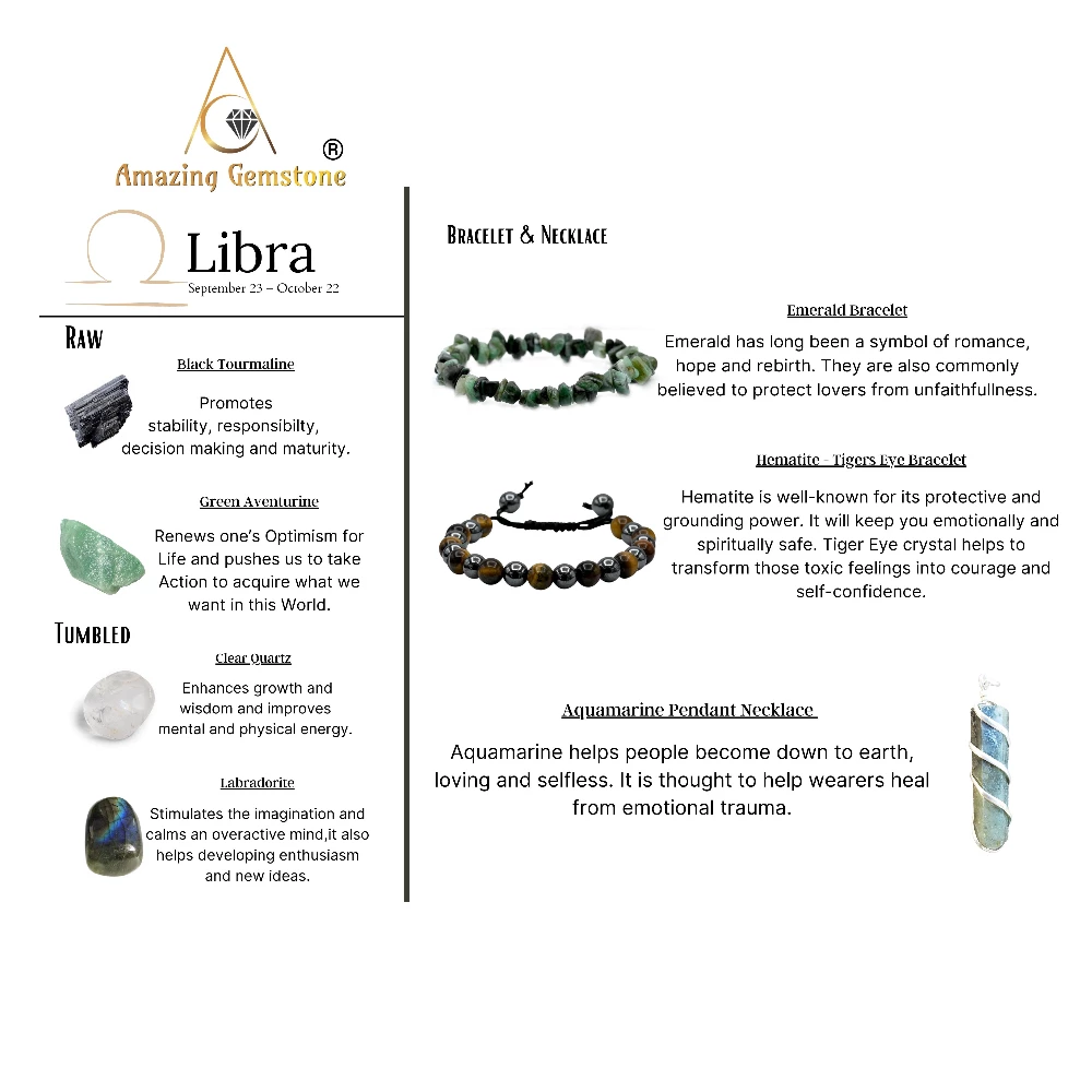 Crystals for Libra (Premium Set)