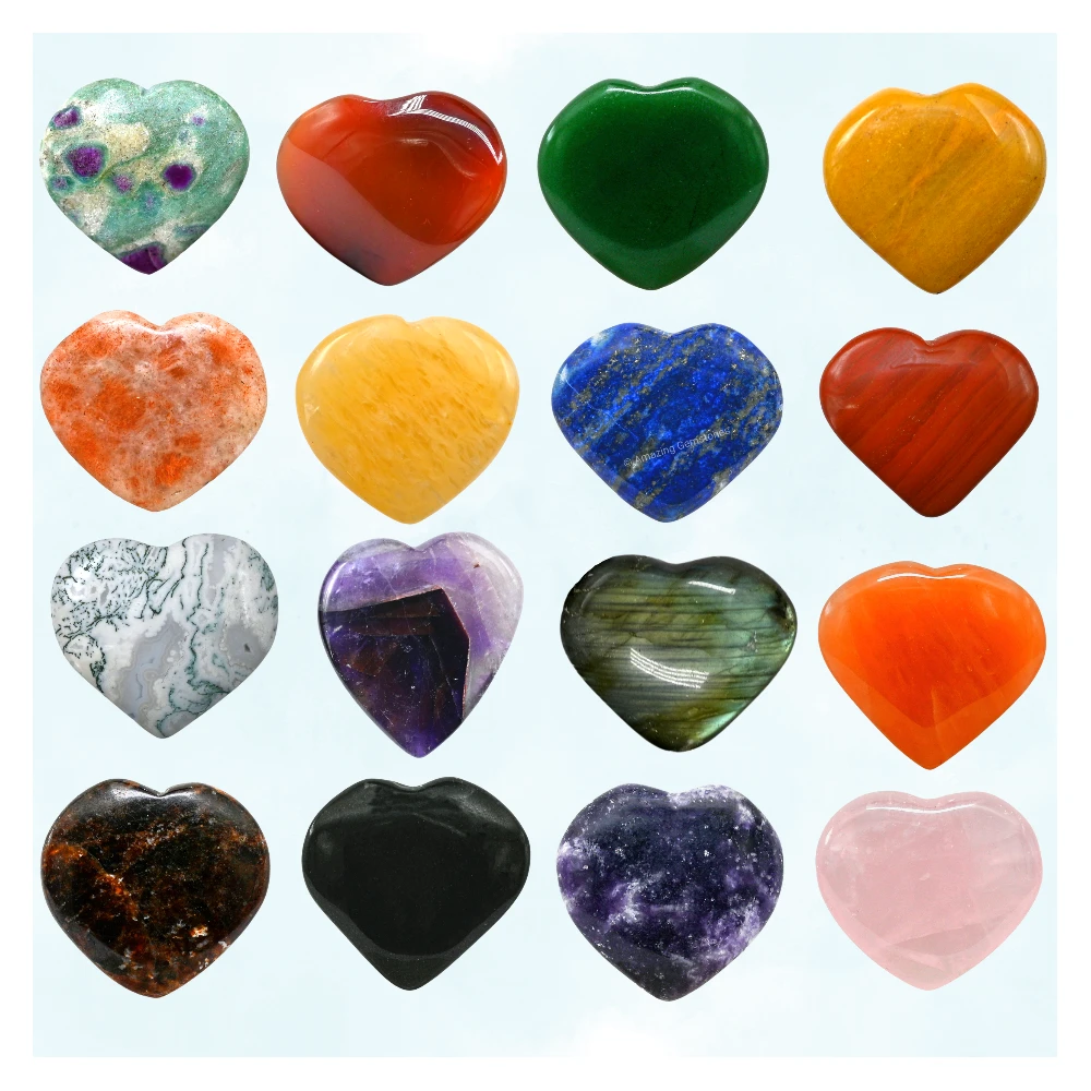 Pack of 11 Crystal Hearts