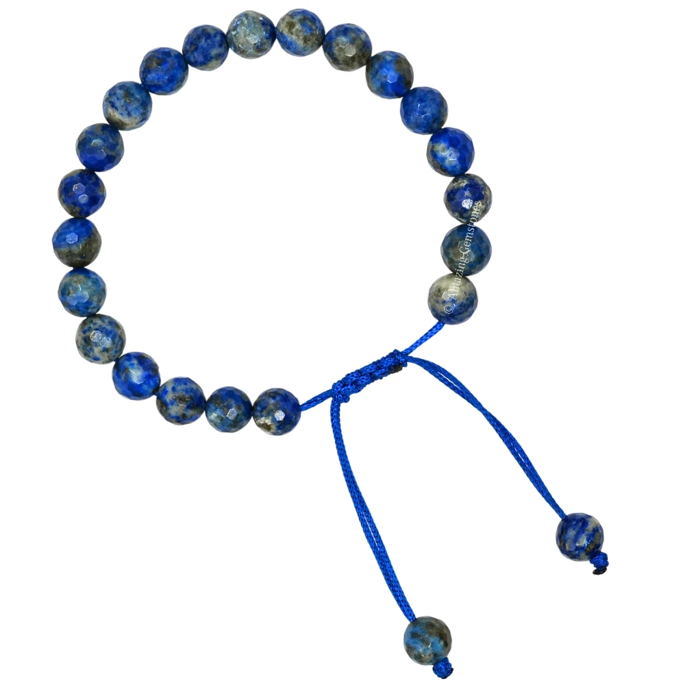 Lapis Lazuli Bracelet (Faceted-Adjustable)