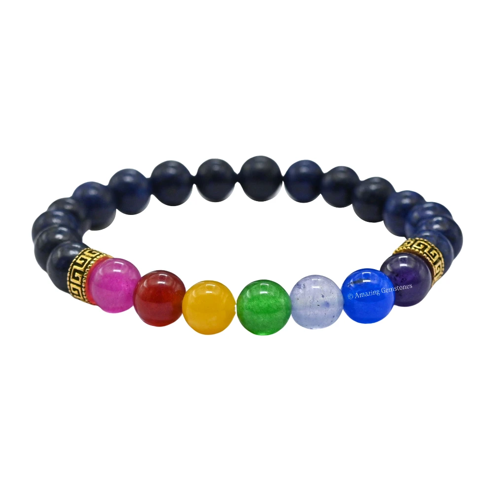 Sodalite Chakra Bracelet (Strechable)