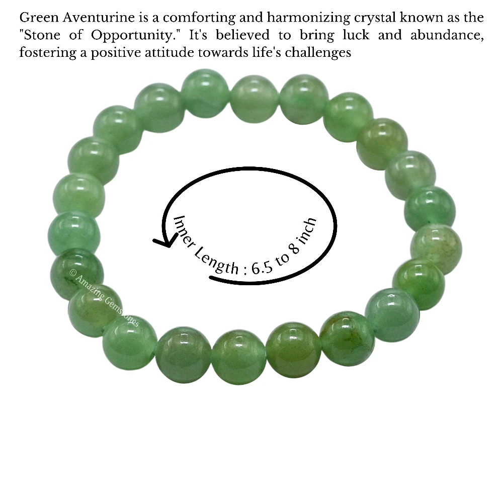 Green Aventurine Bracelet (Strechable)