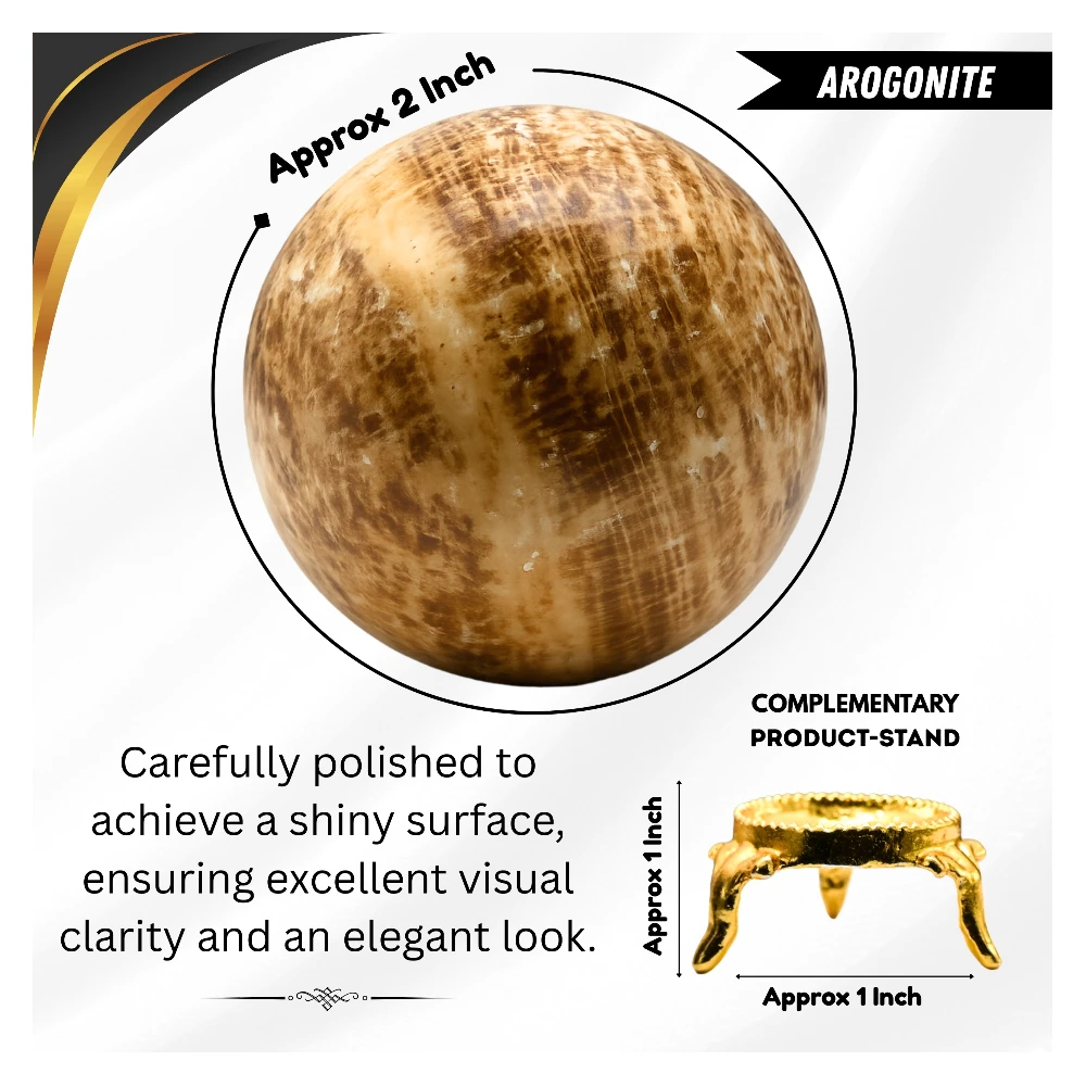 Aragonite Sphere (2 Inch)