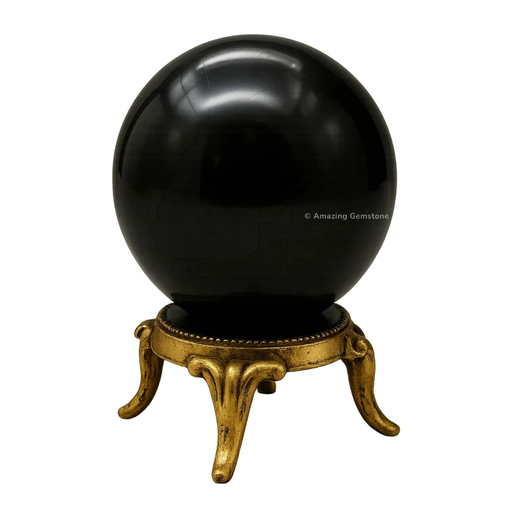 Shungite Sphere (1.5 Inch)