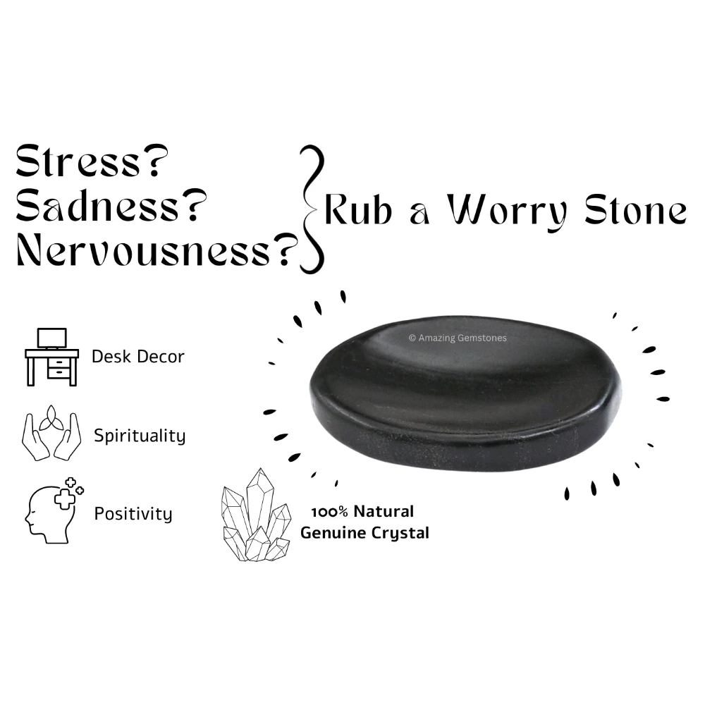 Shungite Worry Stone