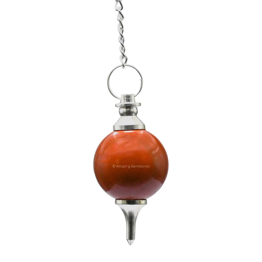 Red Jasper Ball Pendulum