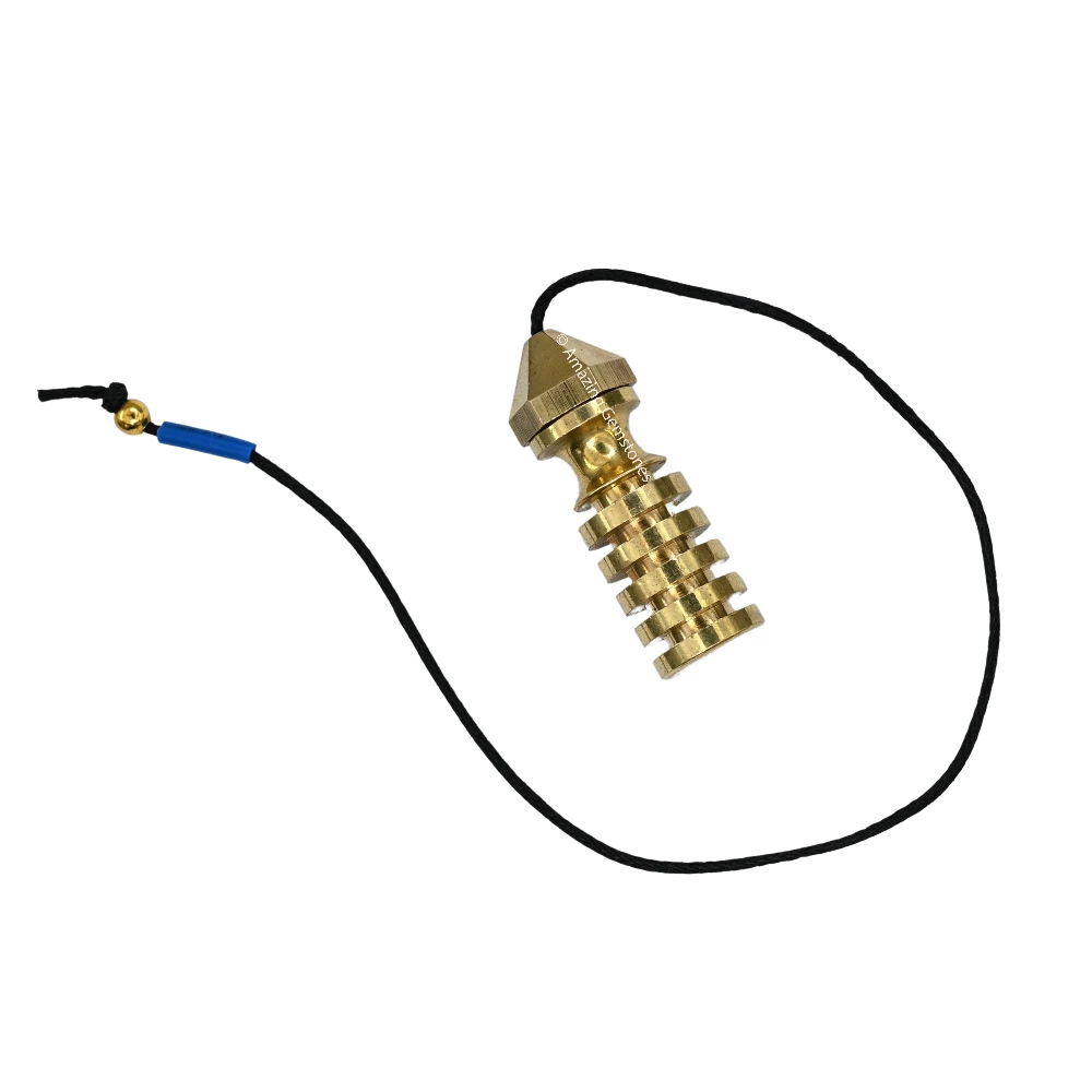 Copper Metal Pendulum - Gold 5 Ring with Head (MP81)