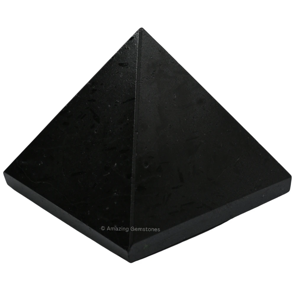 Black Tourmaline Pyramid (1.5 Inch)