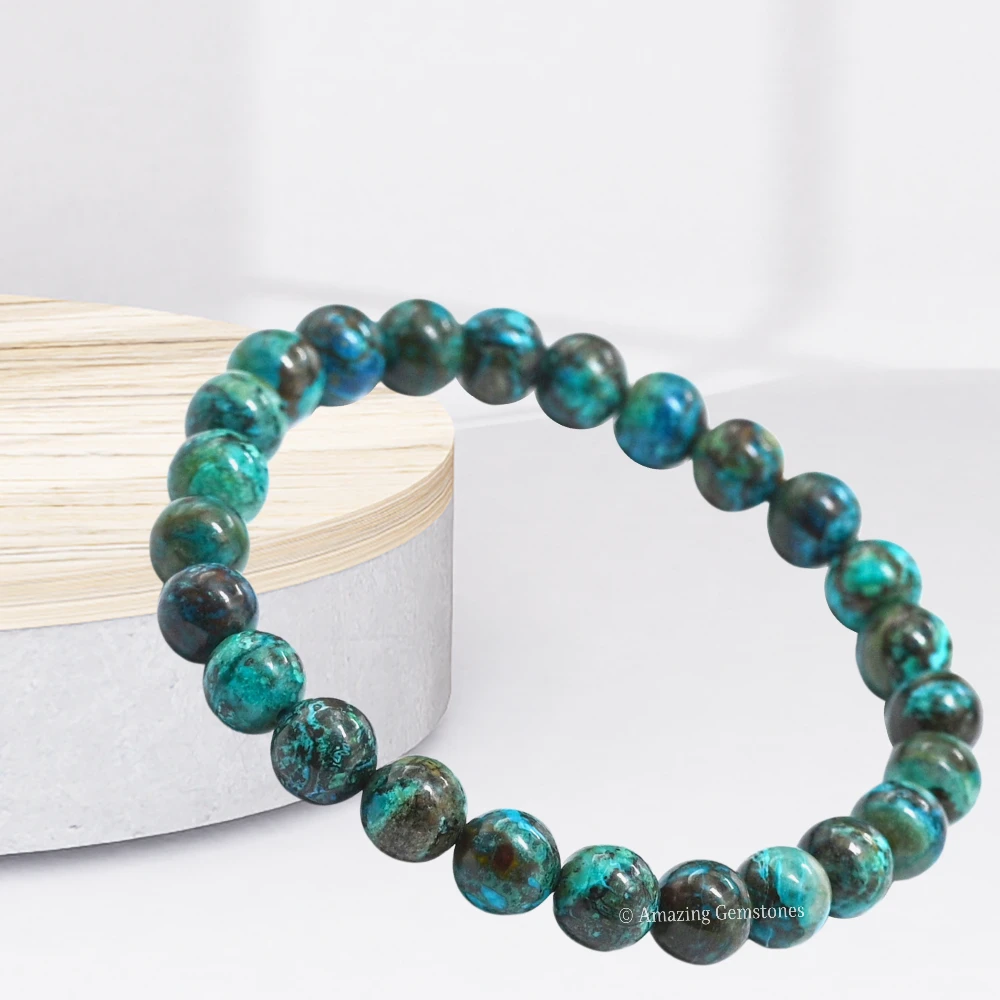 Chrysocolla Bracelet (Strechable)
