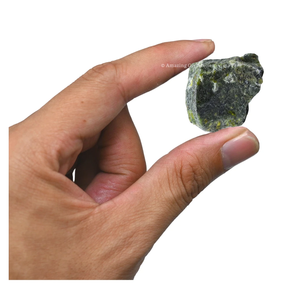 Green Jade Raw Crystals (5 Pieces)