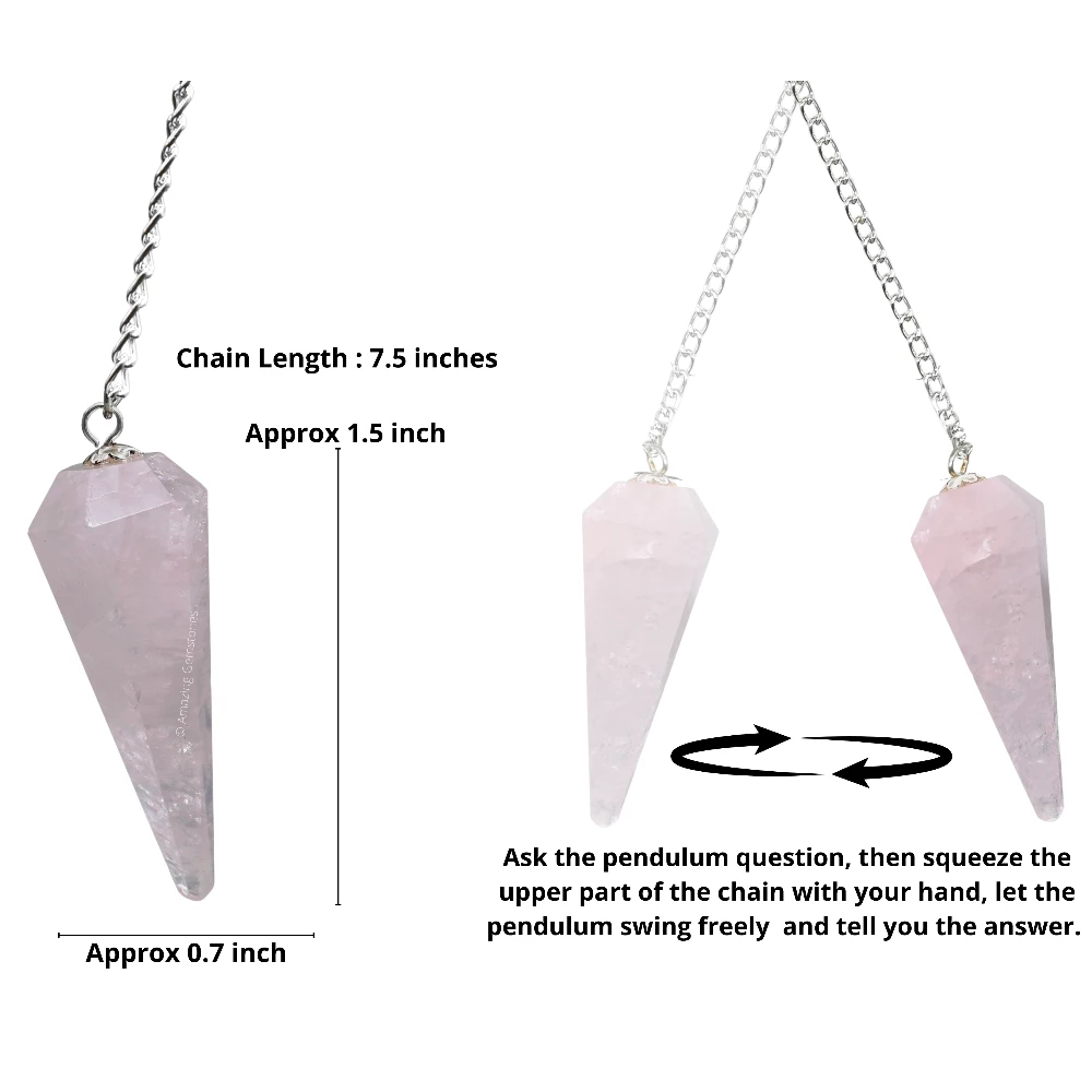 Rose Quartz Pendulum