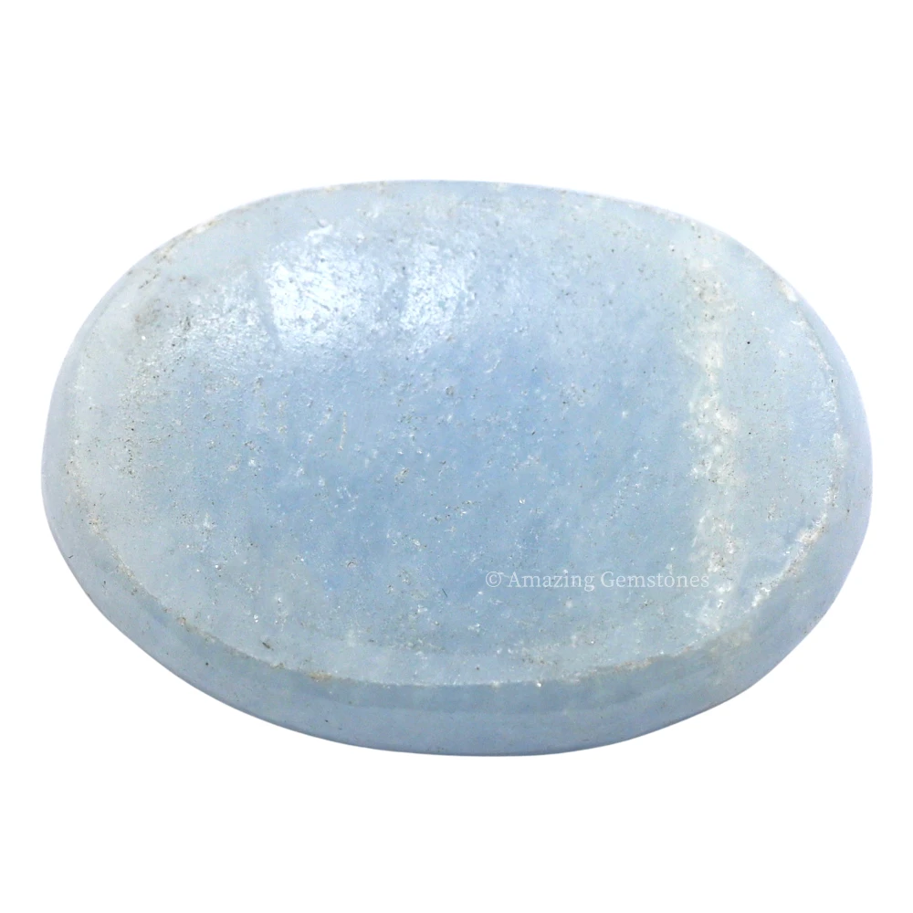 Blue Calcite Worry Stone