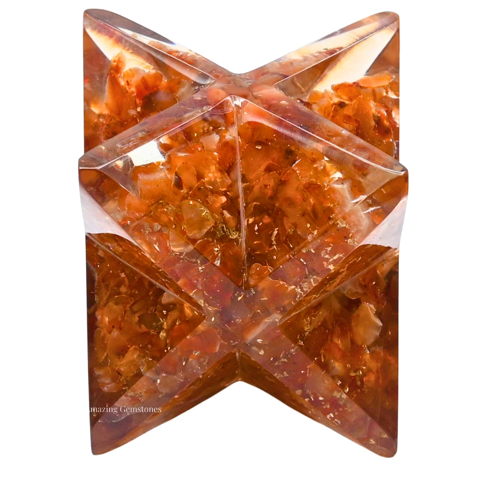 Carnelian Orgone Merkaba