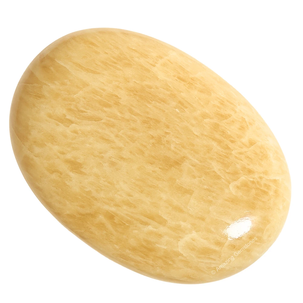 Cream Moonstone Palm Stone