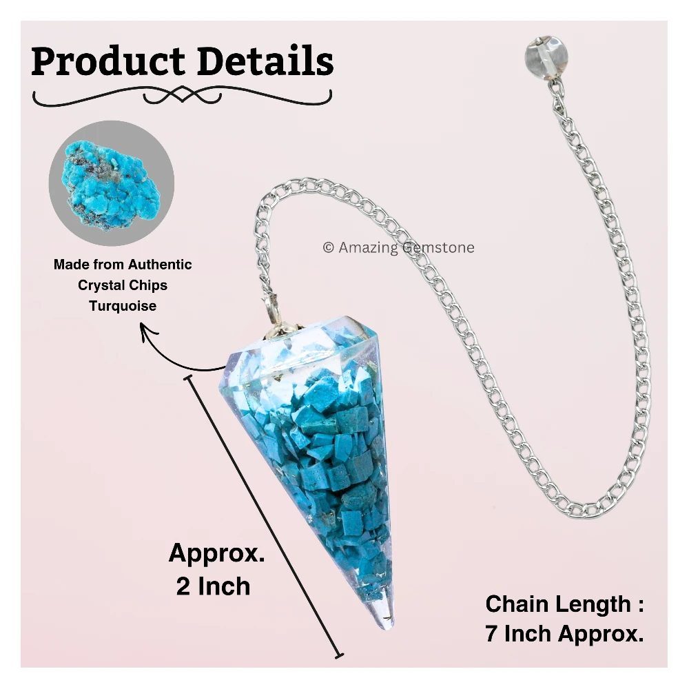 Turquoise Orgone Pendulum