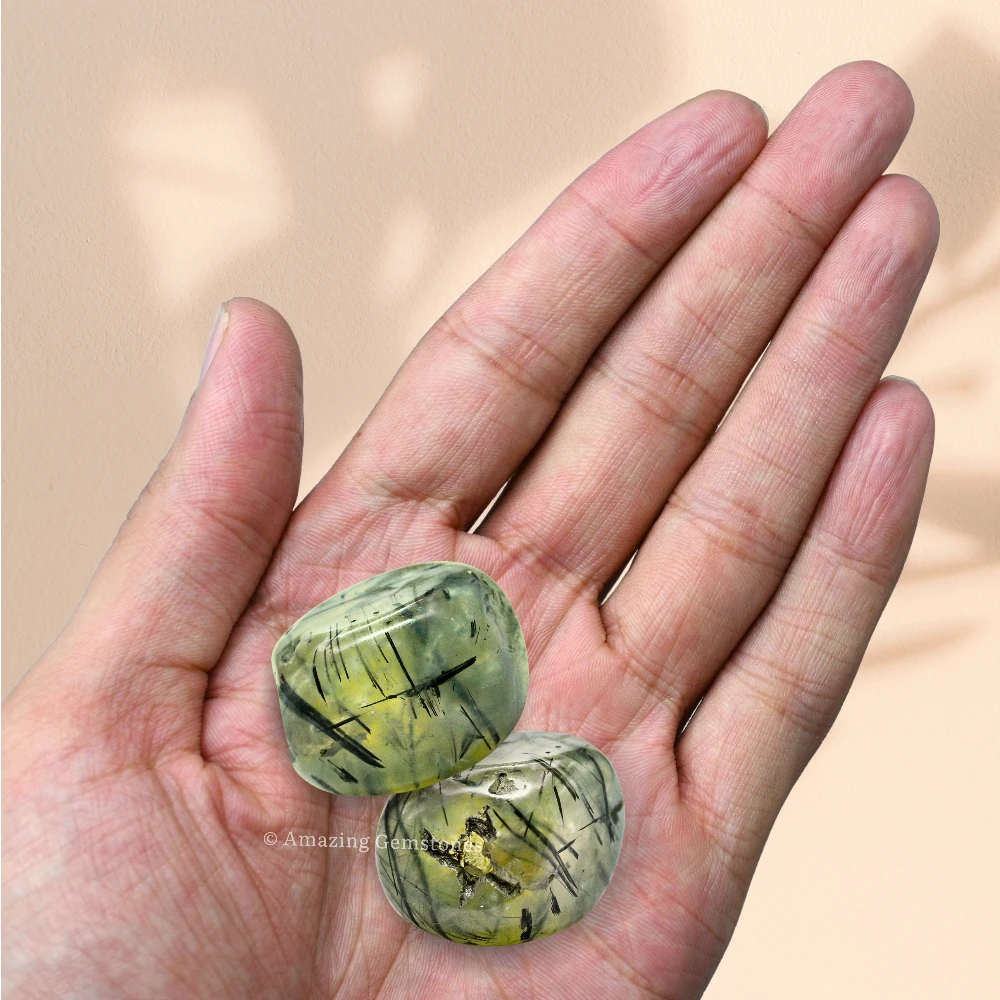 Tumbled Prehnite Stone Crystals (1 oz)