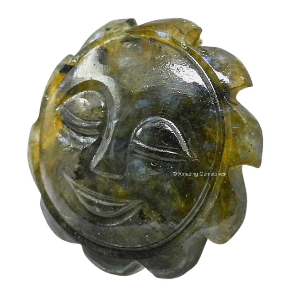 Labradorite Crystal Sun Face