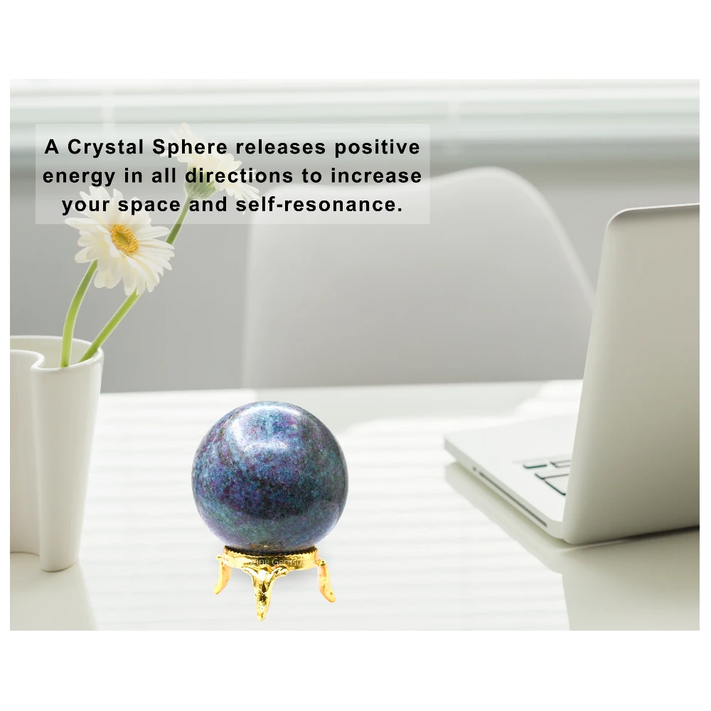 Ruby Kyanite Sphere (2 Inch)