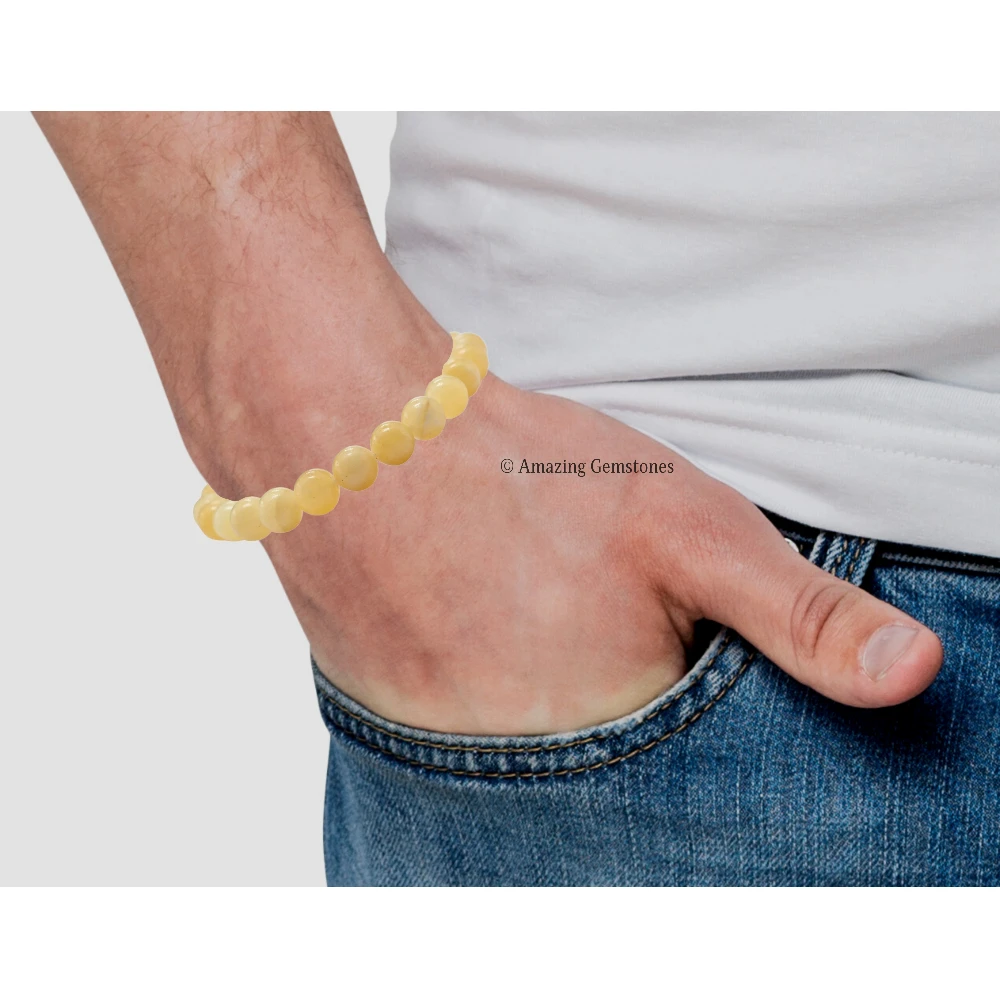 Yellow Calcite Bracelet (Strechable)