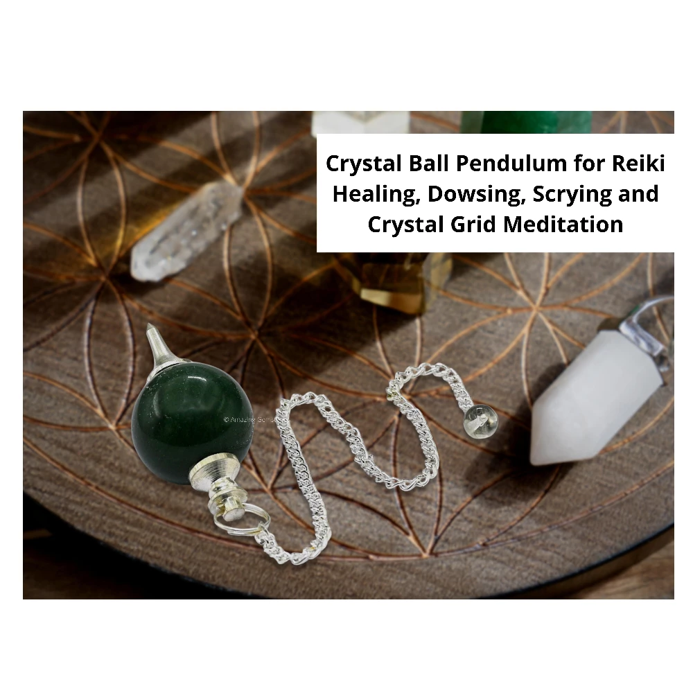 Green Aventurine Ball Pendulum