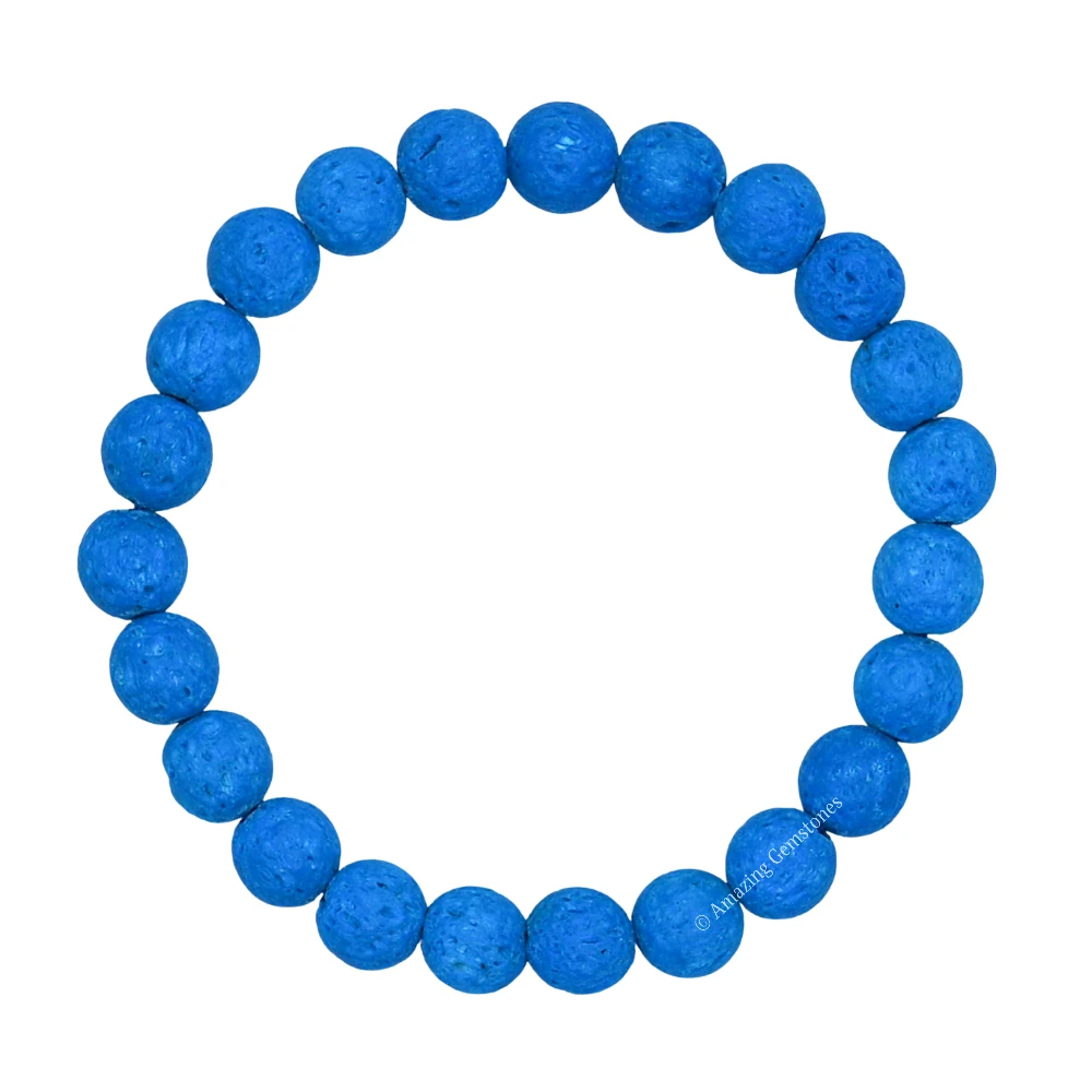 Blue Lava Bracelet (Strechable)