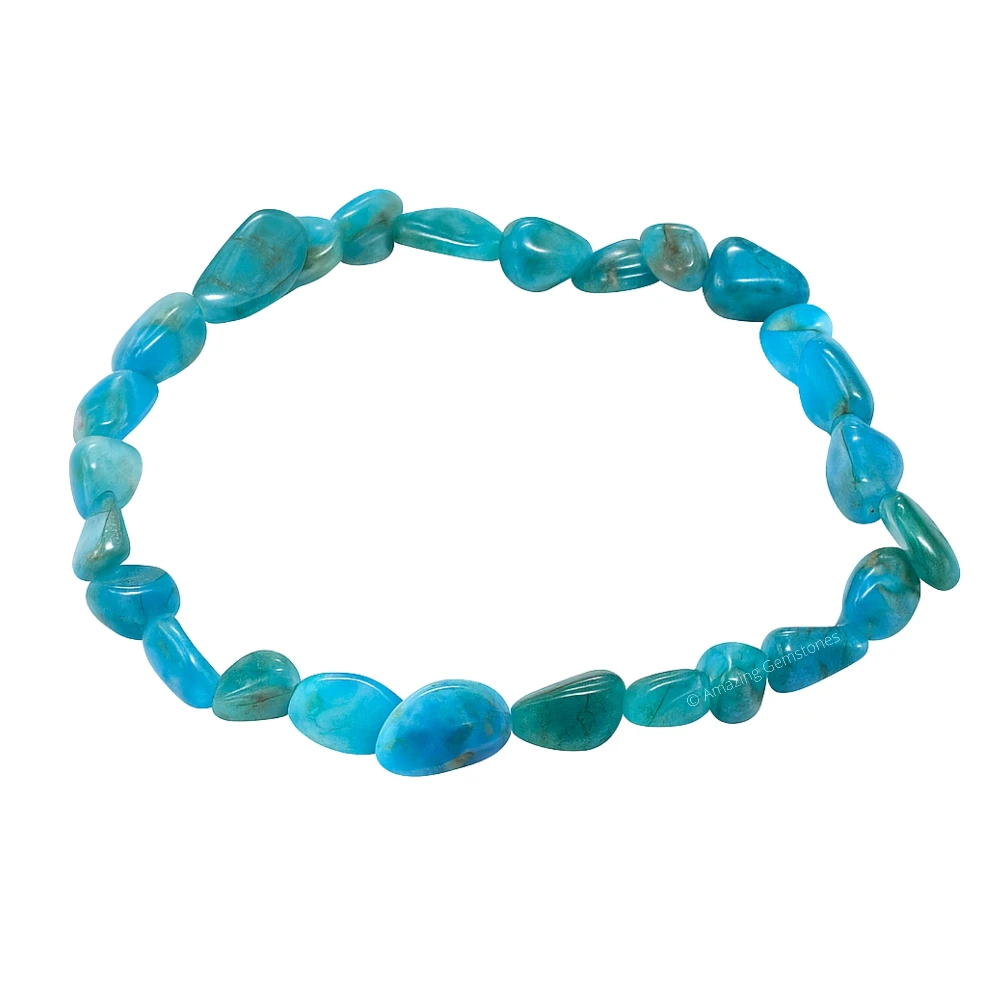 Apatite Tumbled Stone Bracelet (Stretchable)