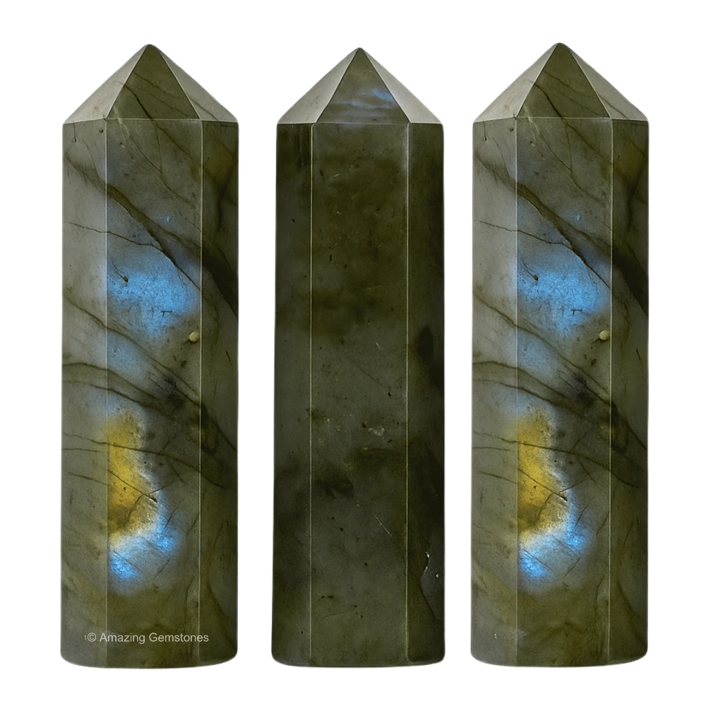 Labradorite Pencil Points (Set of 3)