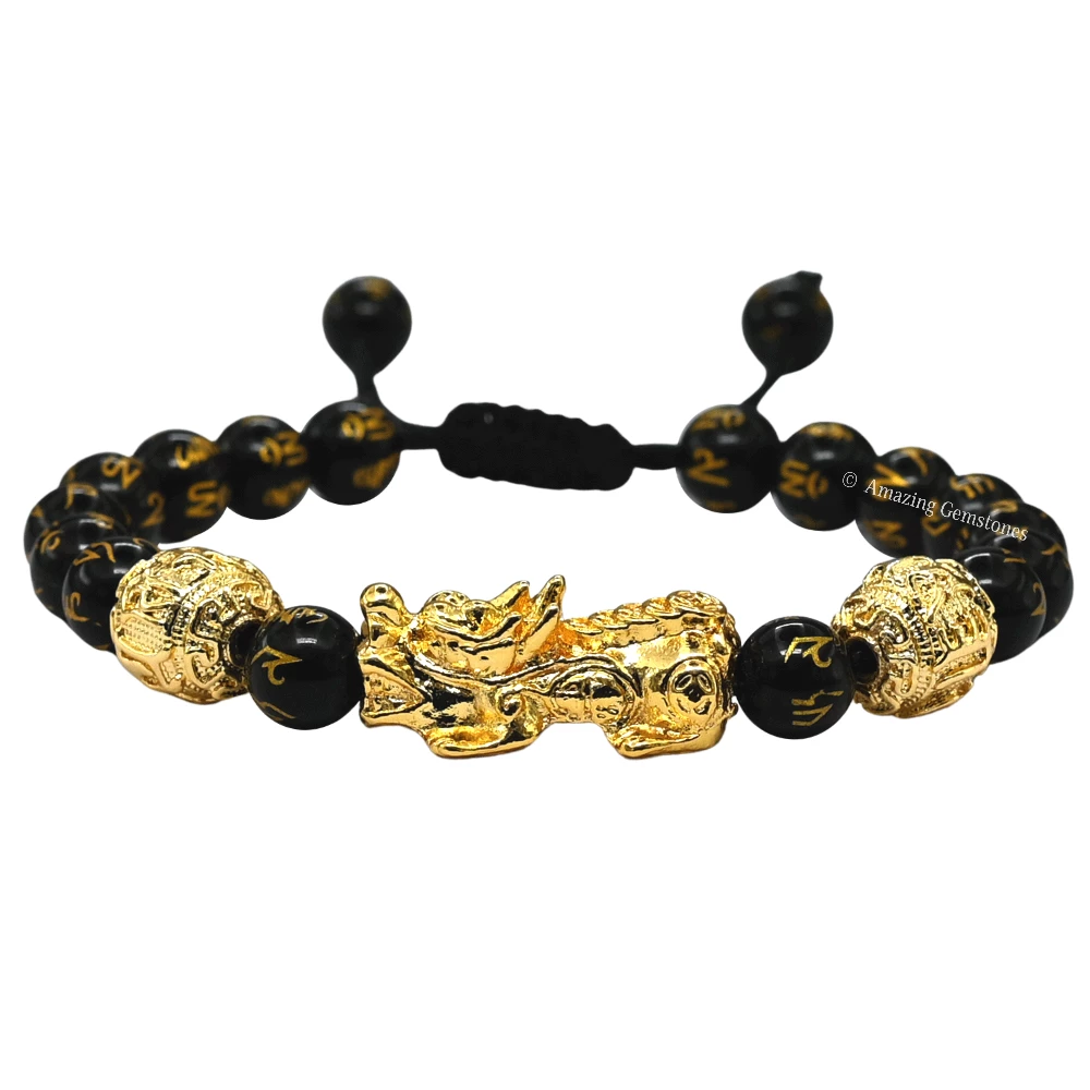 Feng Shui Bracelet Black Obsidian (Adjustable)