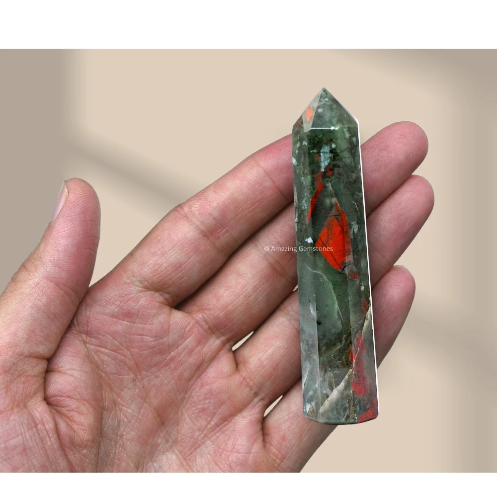 African Bloodstone Tower (3" to 4" inch)