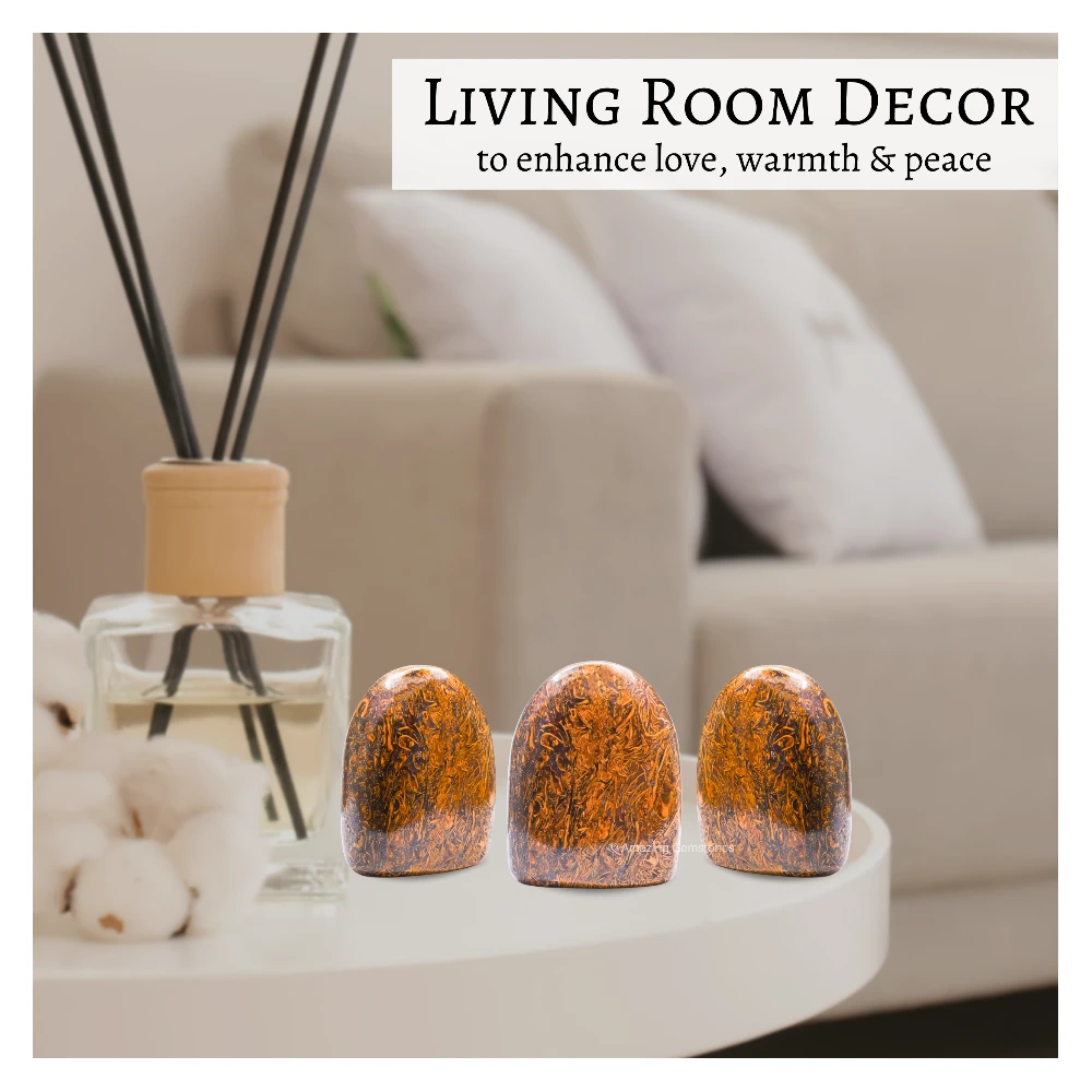 Mariyam Jasper Standing Palm Stone (Large)