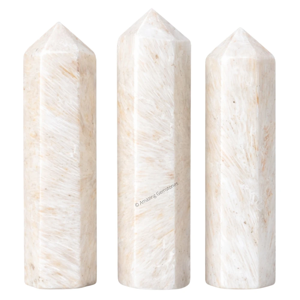 Scolecite Pencil Points (Set of 10)