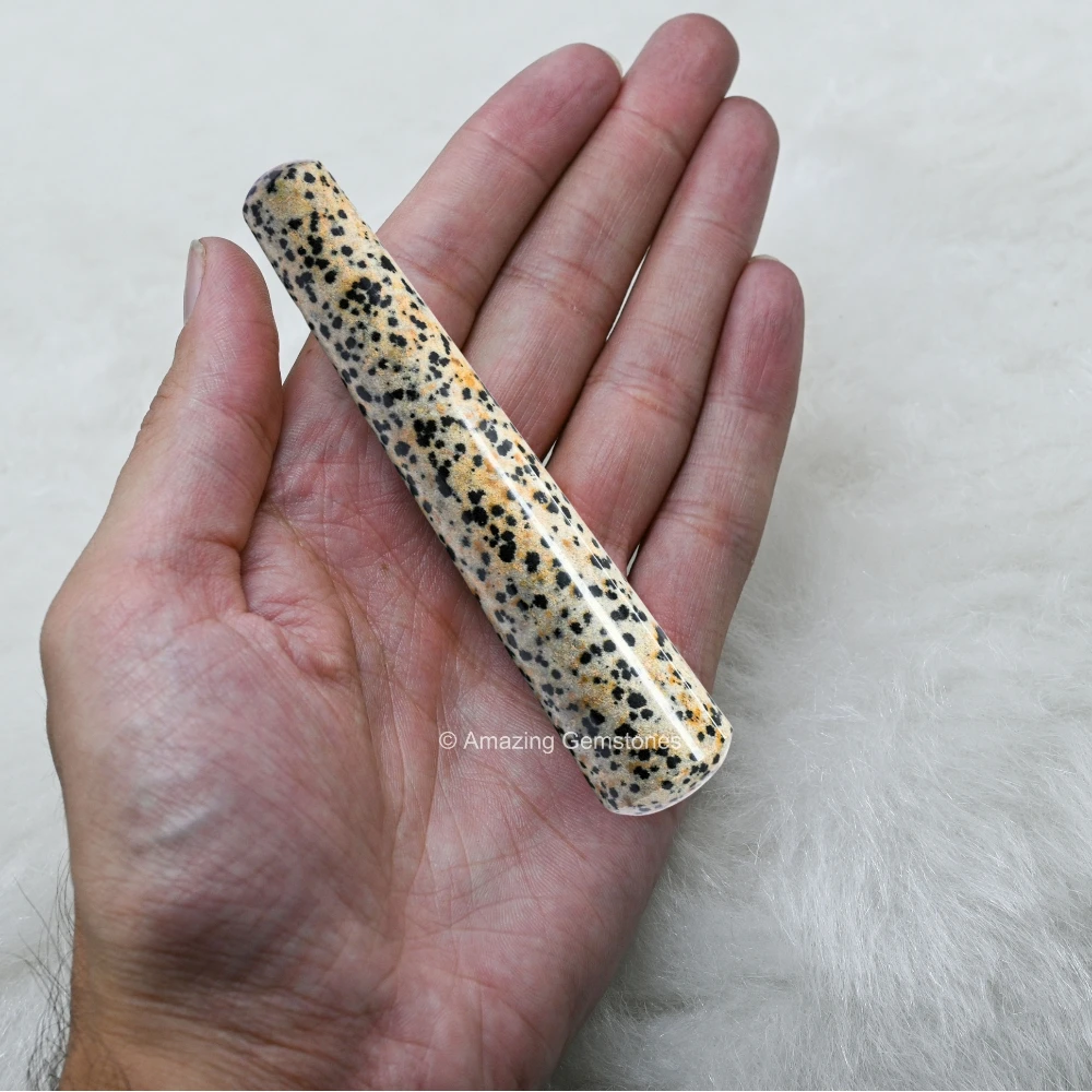 Dalmatian Jasper Wand