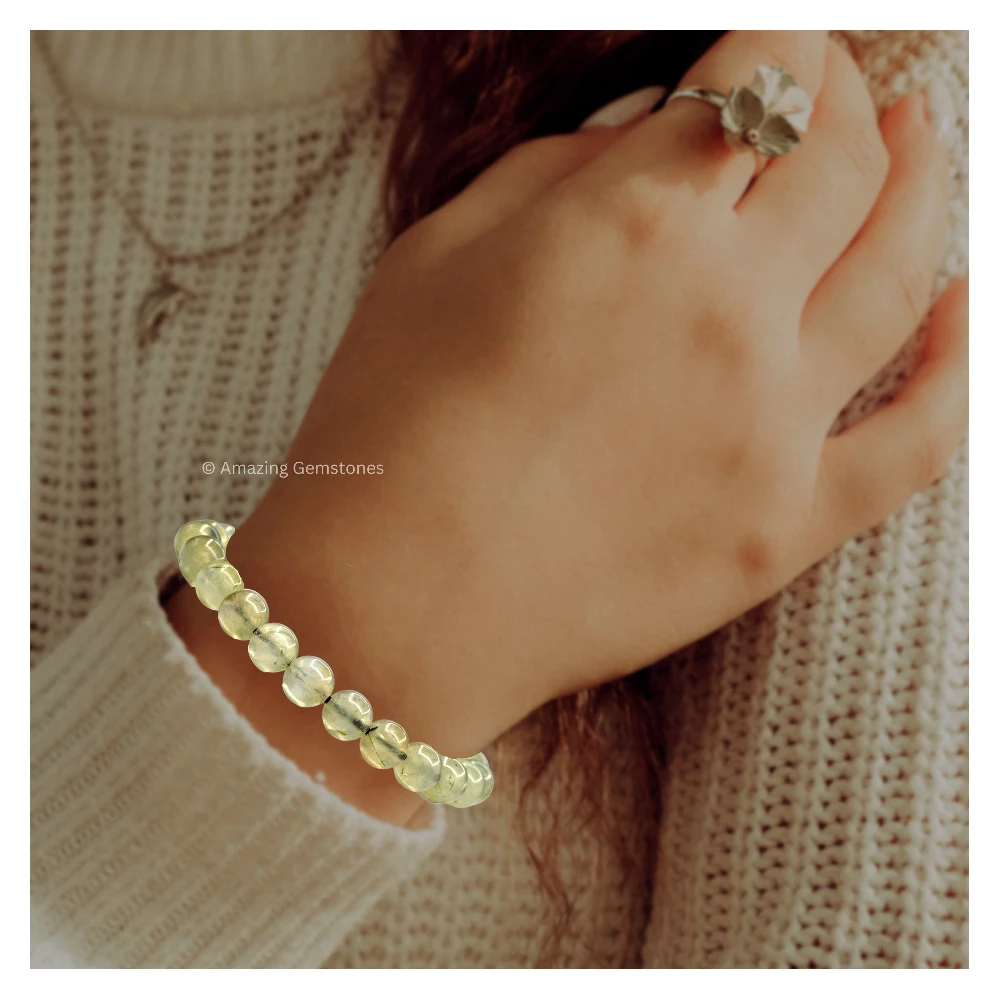 Prehnite Bracelet (Adjustable)
