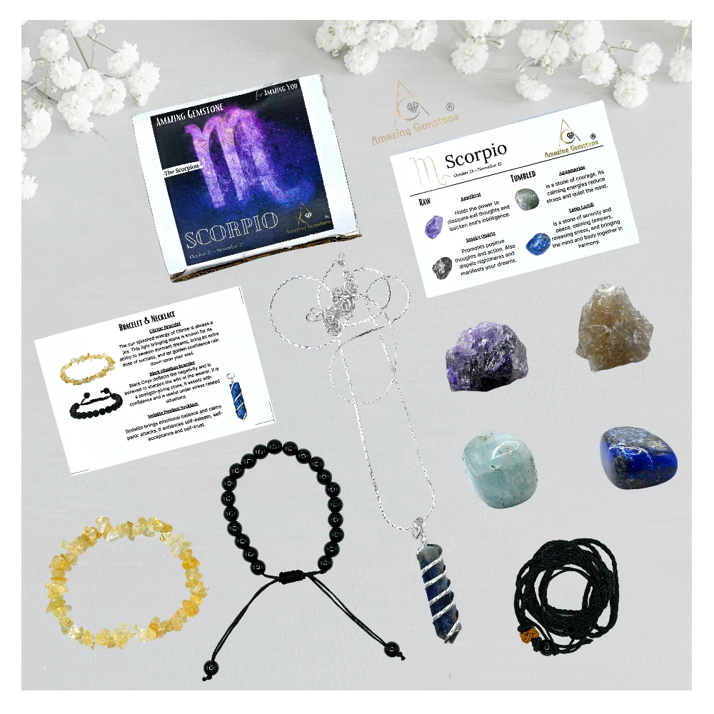 Crystals for Scorpio (Premium Set)