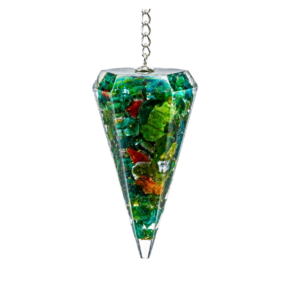 Bloodstone Orgone Pendulum