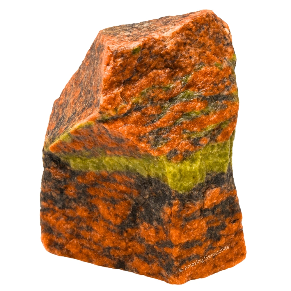 Unakite Raw Crystals (1 LB)