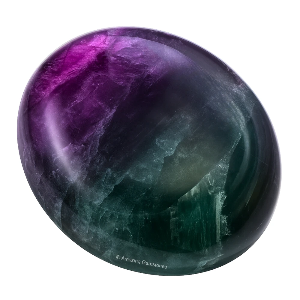 Purple Fluorite Palm Stone