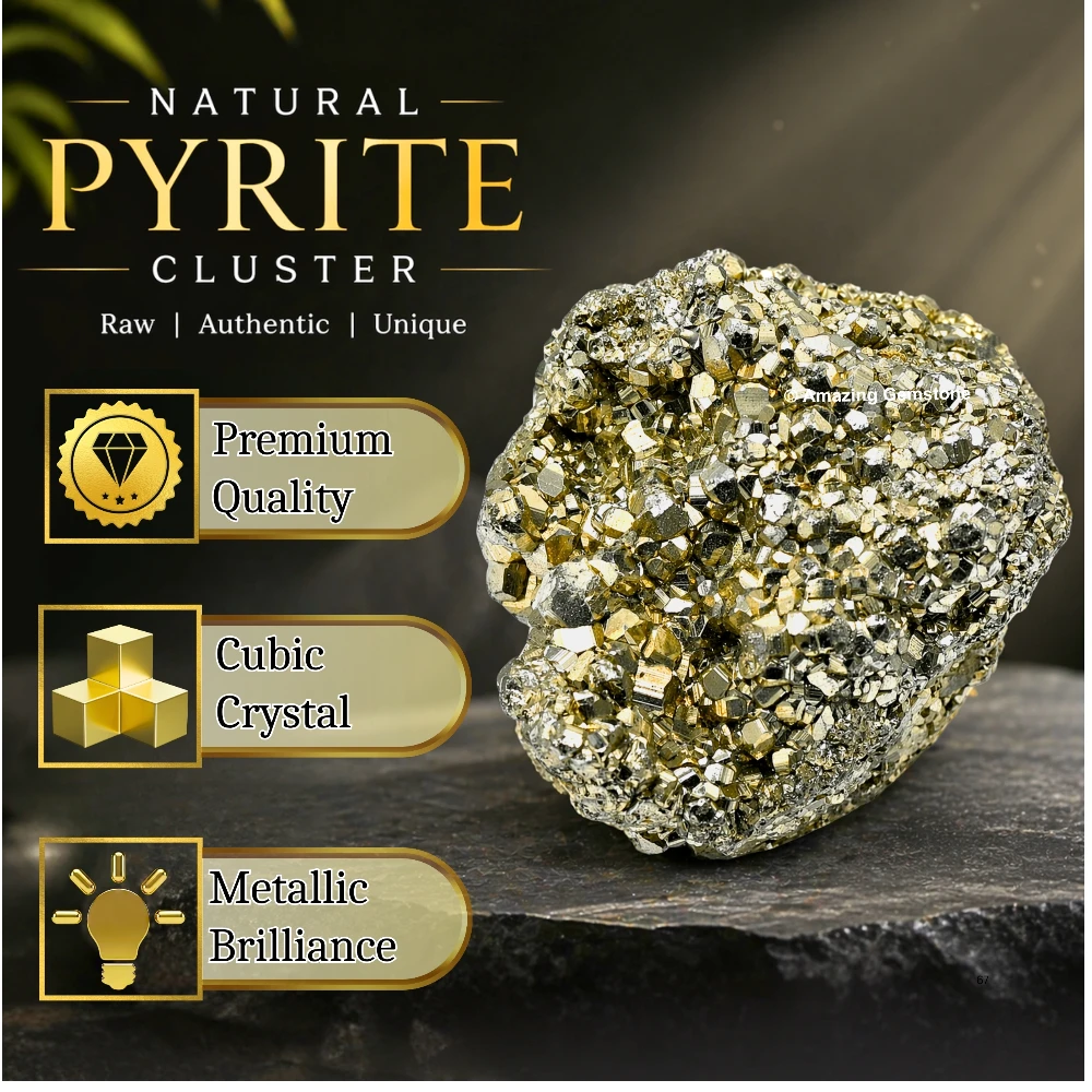 Pyrite Cluster (350-500 Gram)