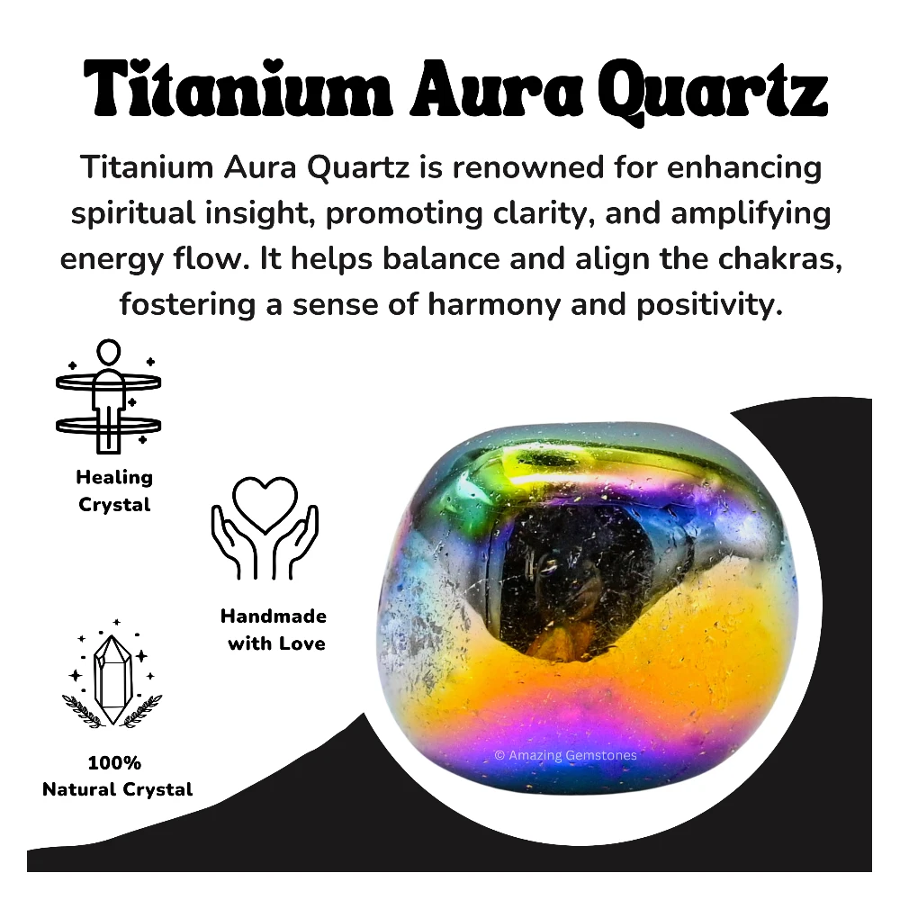 Tumbled Titanium Aura Quartz Crystals (1000+ Carats)