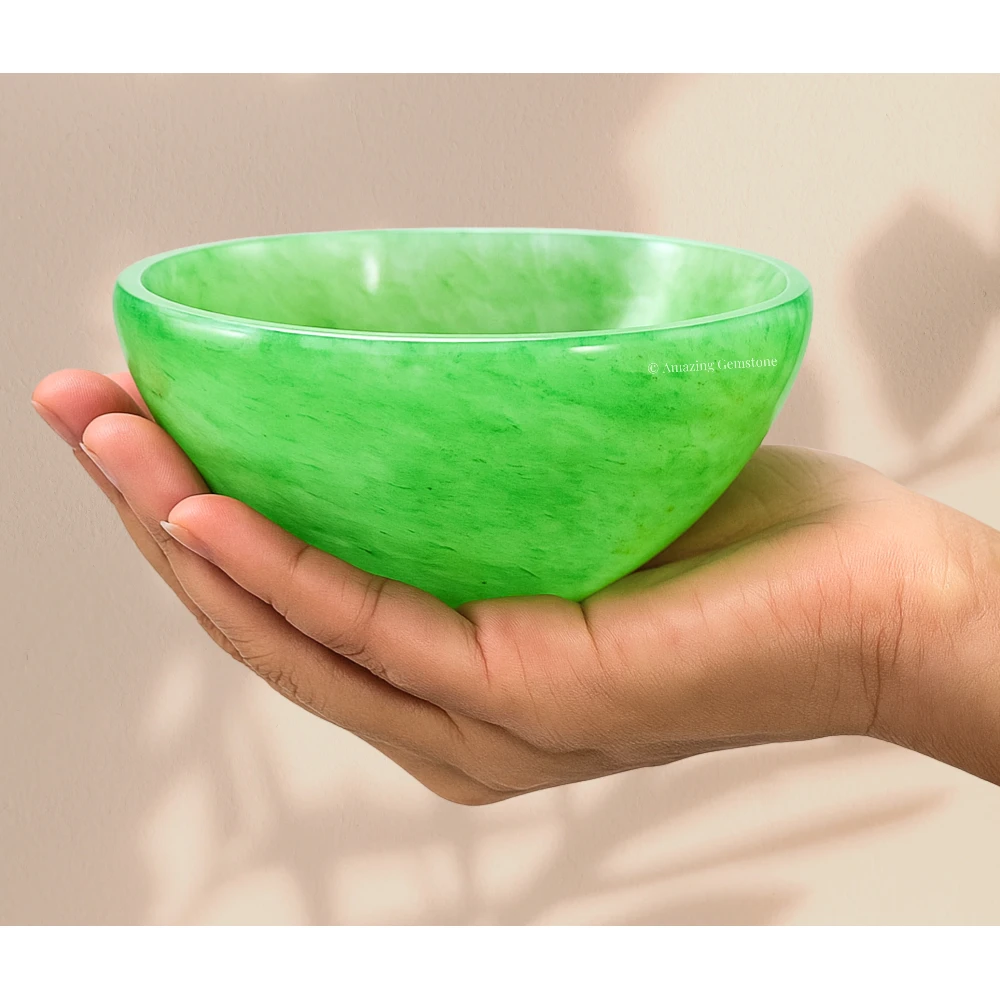 Green Aventurine Crystal Bowl - 3 Inch