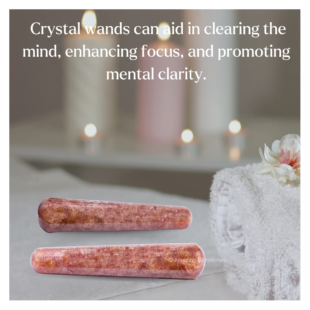 Strawberry Quartz Wand
