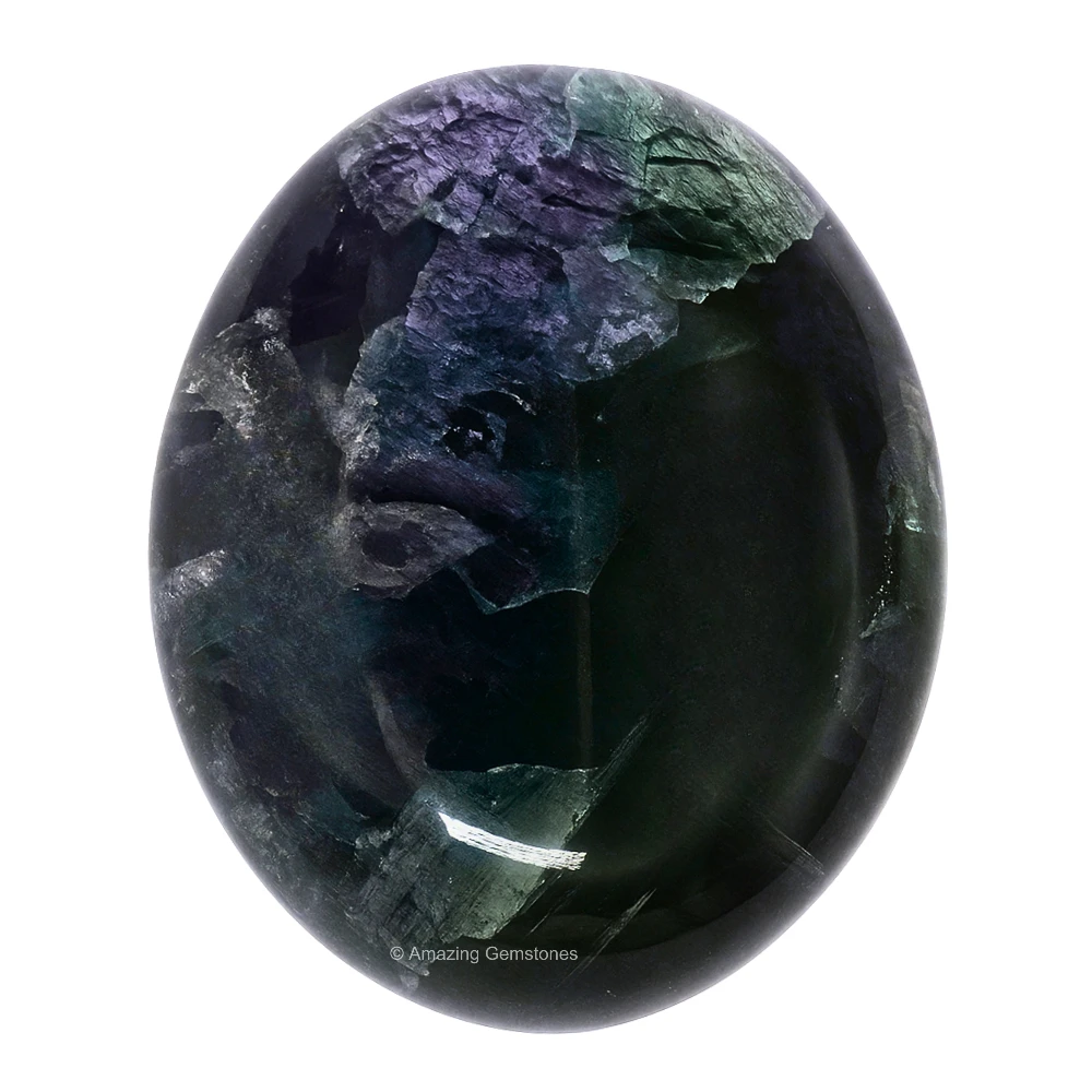 Purple Fluorite Palm Stone