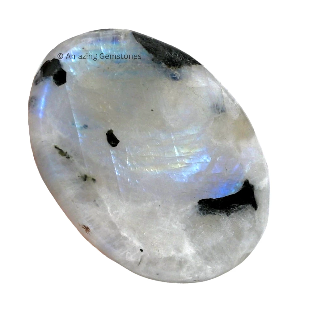 Rainbow Moonstone Worry Stone