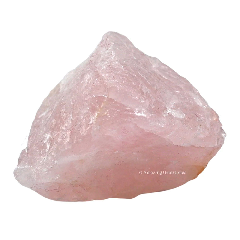 Star Rose Quartz Raw Crystals (2 Pieces)