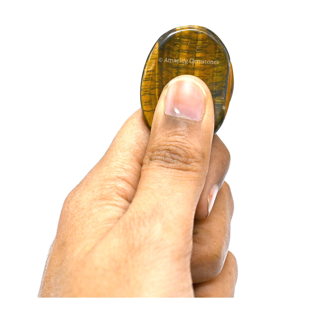 Tiger Eye Worry Stone