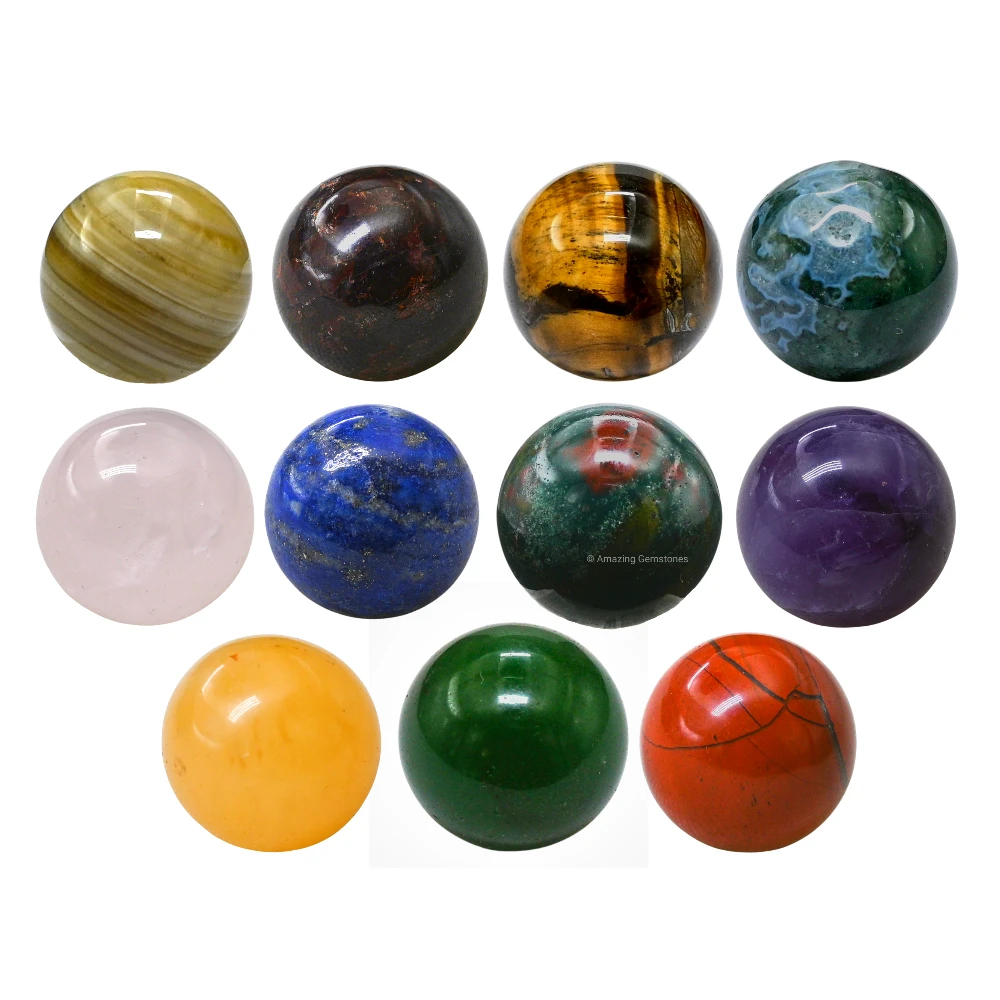 Set of 11 Crystal Ball