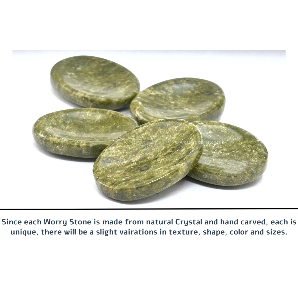Vesuvianite Worry Stone