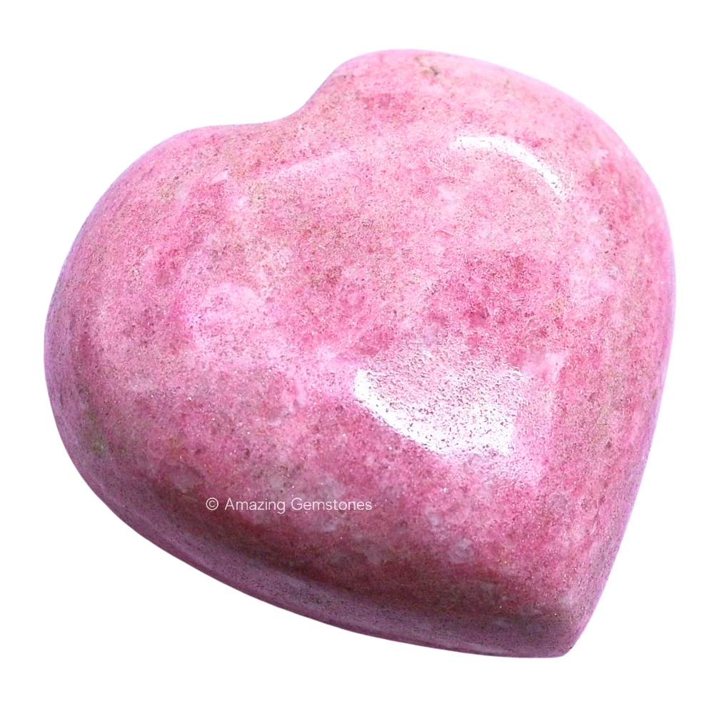 Thulite Heart
